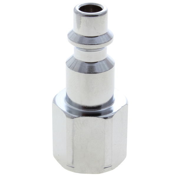 Advanced Technology Products Plug, Chrome-Plated, Industrial, 3/8" Body Size, 1/4" Female NPT 38PIC-N2F